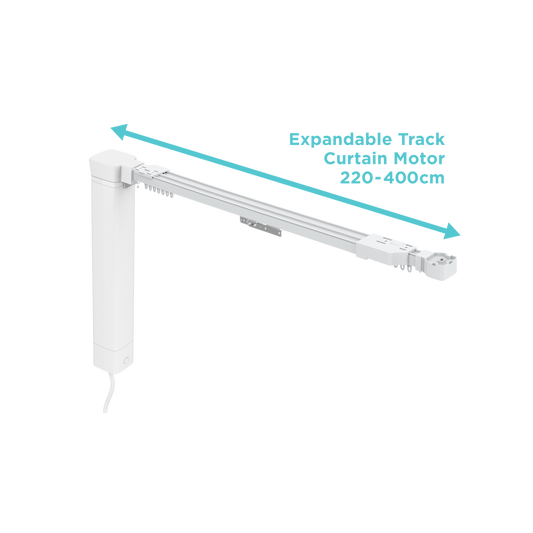 BARDI Curtain Motor with Expandable Track 2.2-4 Meter