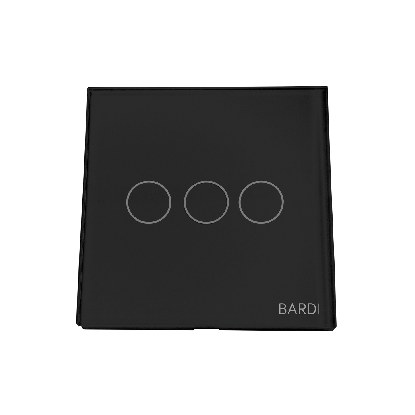 BARDI Smart Wall Switch EU 3 Gang - Black
